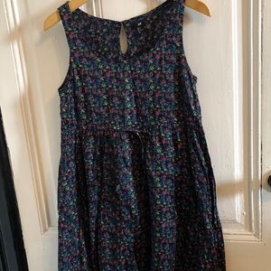 Flower cotton tank dress